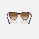 RAY-BAN Wayfarer Way 133451 Sunglasses in Polished Pink Havana/Clear/Brown