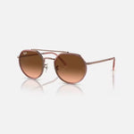 RAY-BAN RB3765 Sunglasses in Polished Copper/Pink/Brown