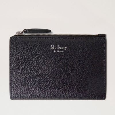 Continental Bifold Zipped Wallet SCG in Black