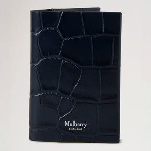 Camberwell Bifold Wallet Matte Small Croc in Night Sky