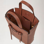 Mini Clovelly Tote Micro Classic Grain in Bright Oak