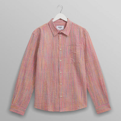 WAX LONDON Rove Shirt in Pink/Multi