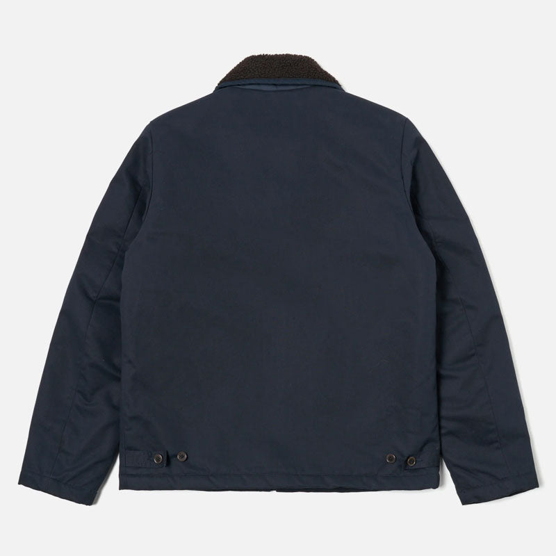 Reversible N1 Sherpa Jacket in Navy/Brown