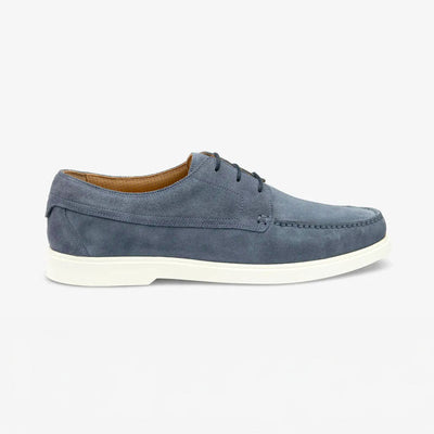 LOAKE Sardinia Shoe in Light Blue Suede