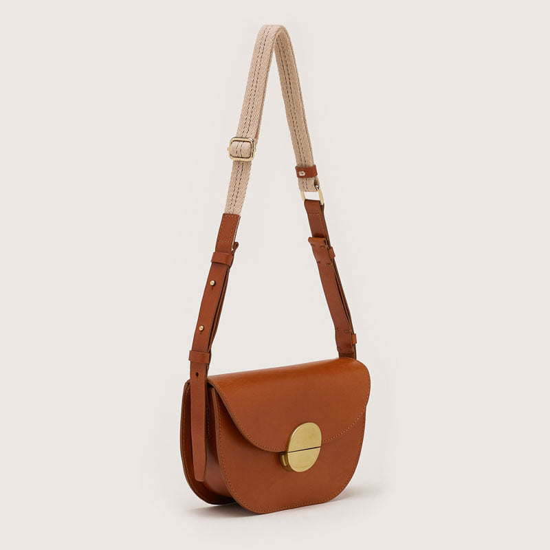 Sicoco Crossbody Bag in Cognac