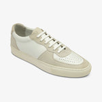 LOAKE Rush Suede Sneakers in White/Sand