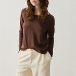 Sonoma L/S Top in Choco Vintage