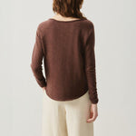 Sonoma L/S Top in Choco Vintage