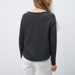 Sonoma L/S Top in Vintage Navy Blue