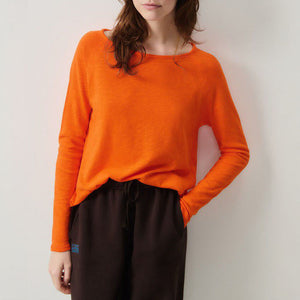 Sonoma L/S Top in Vintage Orange