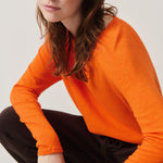 Sonoma L/S Top in Vintage Orange