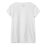 MMTulli V-SS Basic Tee in White