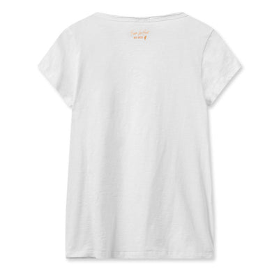 MOS MOSH MMTulli V-SS Basic Tee in White