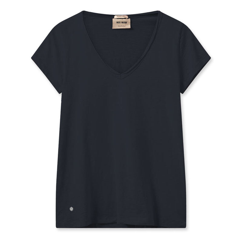 MMTulli V-SS Basic Tee in Salute Navy