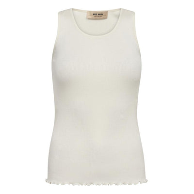 MOS MOSH MMElaine Seamless Silk Tank Top in Ecru