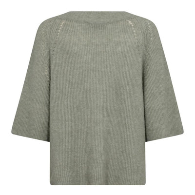 MMTaci 3/4 V-Neck Knit in Shadow