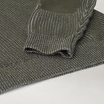 Stanley Mock Neck Jumper in Tile Green/Mid Grey Heather