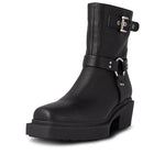 Amina Biker Boots in Black