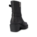 Amina Biker Boots in Black