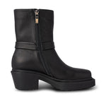 Amina Biker Boots in Black