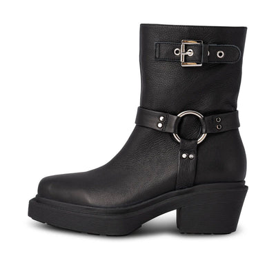 SHOE THE BEAR Amina Biker Boots in Black