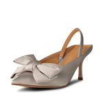 Karla Slingback in Grey/Silver