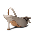 Karla Slingback in Grey/Silver