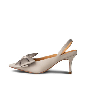 Karla Slingback in Grey/Silver