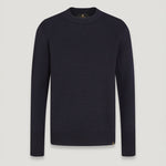 Sternway Crewneck Jumper in Dark Ink