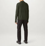 Sternway Zip Cardigan in Tile Green