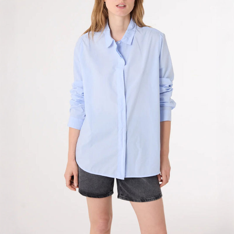 SACRECOEUR Julie Shirt in Sky Blue