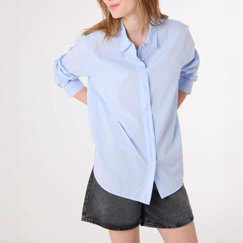 SACRECOEUR Julie Shirt in Sky Blue