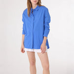 SACRECOEUR Julie Shirt in Bright Blue