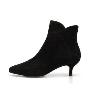 Saga Zip Shoe Boots in Black