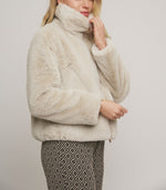 Sallie Faux Fur Jacket in Birch