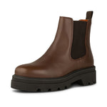 Sanna Leather Chelsea Boots in Brown