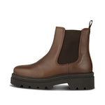 Sanna Leather Chelsea Boots in Brown