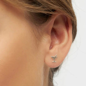 Saturday Earring in Silver