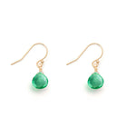 Isla Drop Earrings in Seafoam Green Quartz