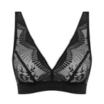 Sensu Lace Non Wired Bralette in Black