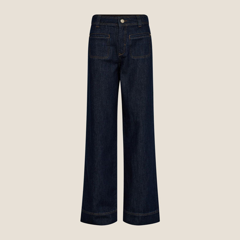 MOS MOSH Soey Glam Jeans in Dark Blue