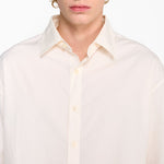 EDMMOND STUDIOS Souvenirs Short Sleeve Shirt in Plain Off White