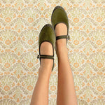 Starling Ballet Flats in Khaki