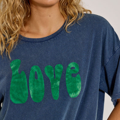 FIVE Tee Shirt in Indigo Mint