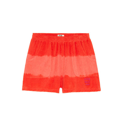 FIVE Patterned Shorts in Coral