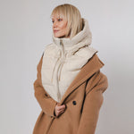 Tabita Hood Collar in Birch