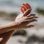 Beaded Bracelet in Tangiers Orange