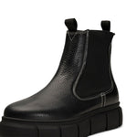 Tove Leather Chelsea Boots in Black