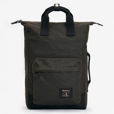 Field Wax Backpack in Olive/Black