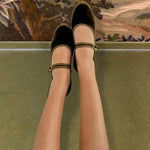 Ulla Ballet Flats in Brown